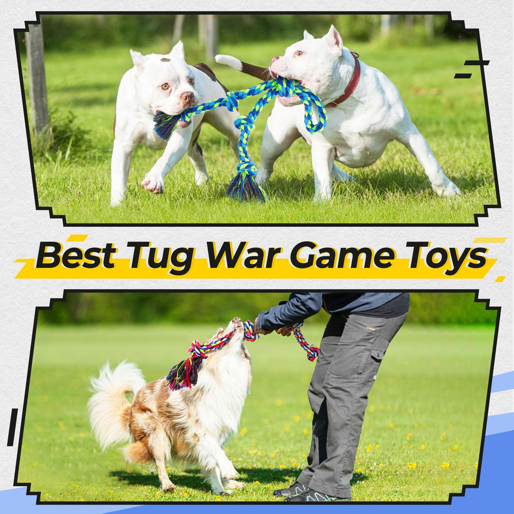 Robustes Baumwoll-Seilspielzeug für Hunde