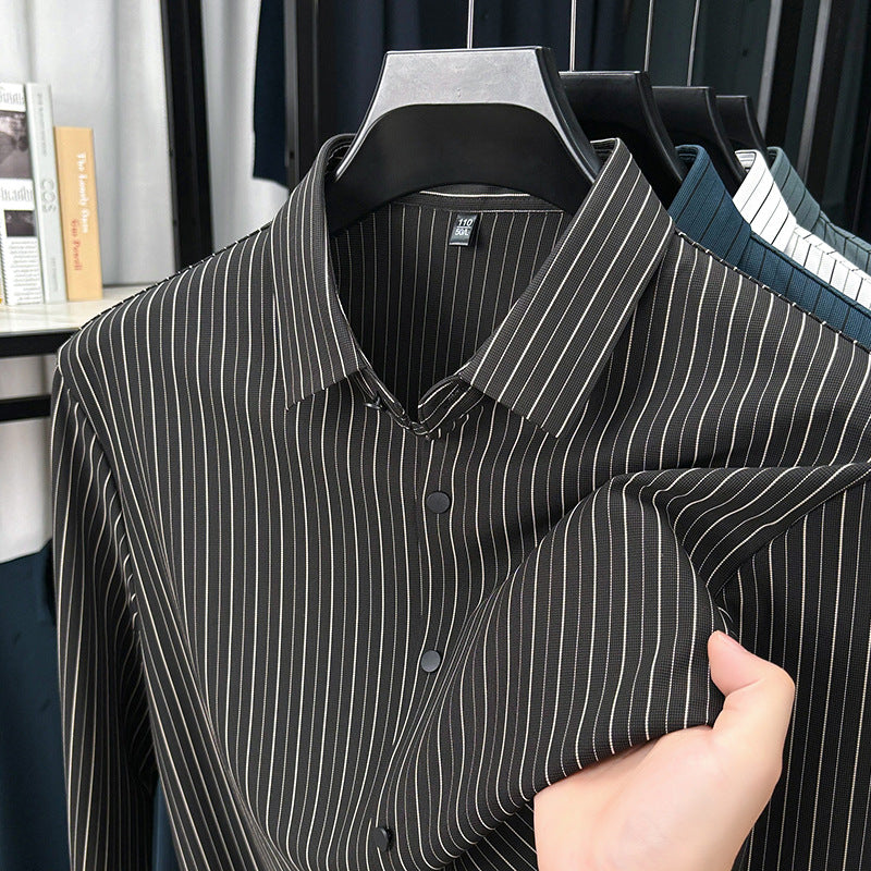 Gestreiftes Hemd für Herren – Bild 4 | LuxeStyle