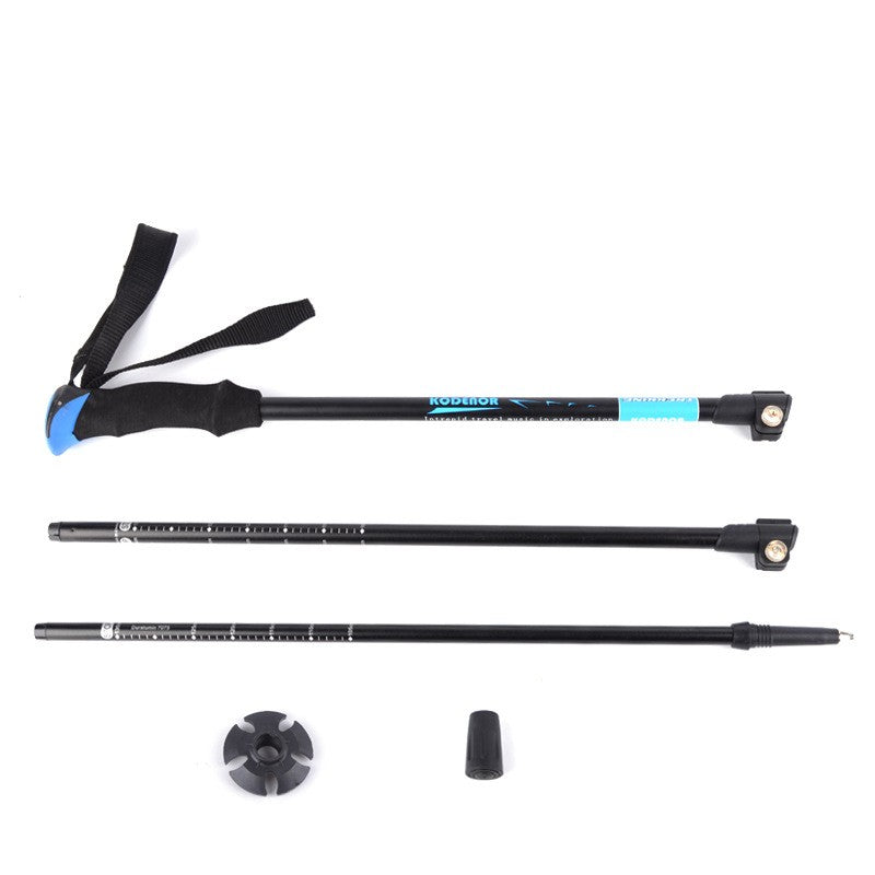 Faltbarer Trekkingstock aus Aluminium