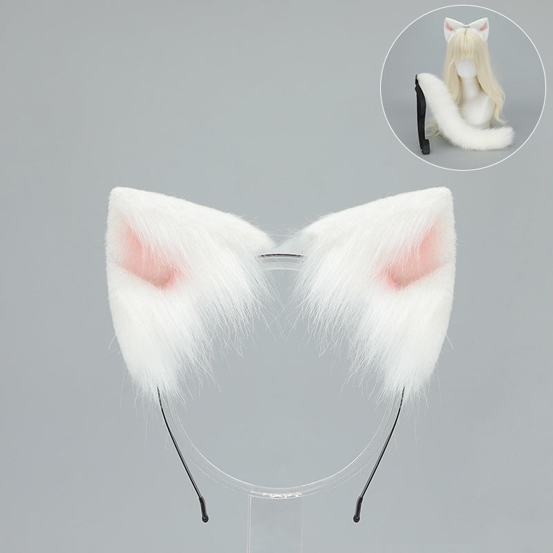 DIY Katzenohren-Haarreif und Katzenschwanz-Set