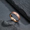 Oversized Herzring aus Keramik und Titanstahl