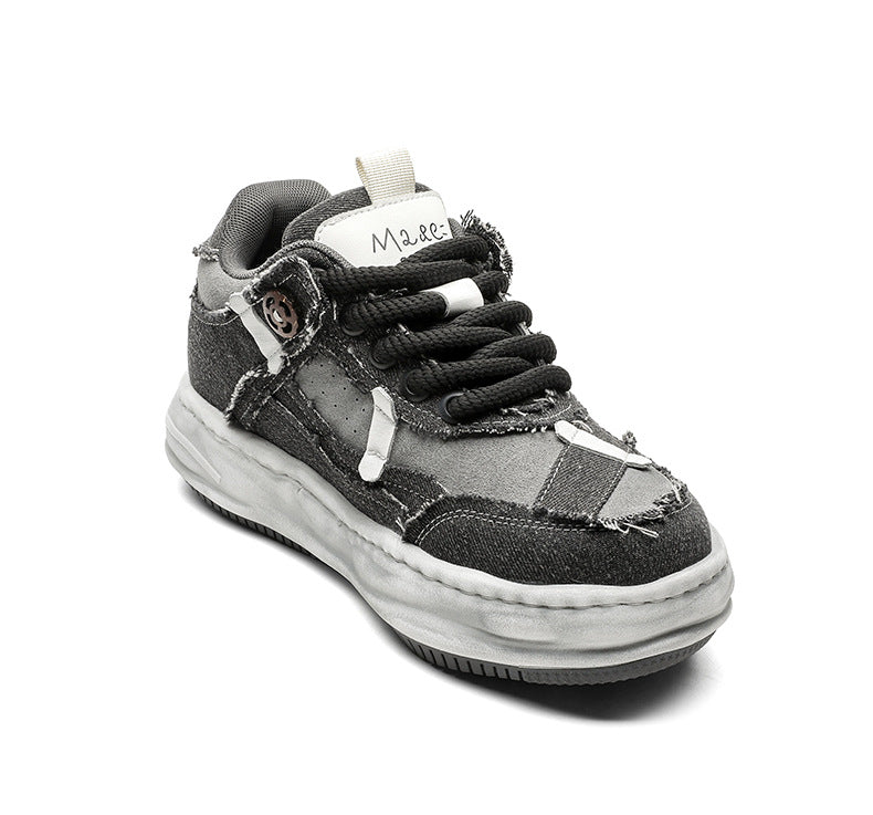 Erhöhende Board-Schuhe im Used-Look