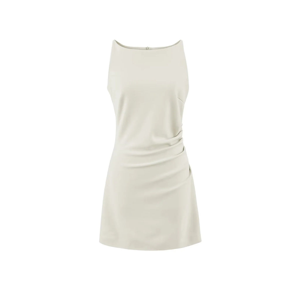 One-Shoulder Kleid mit Taillenschnürung – Bild 6 | LuxeStyle
