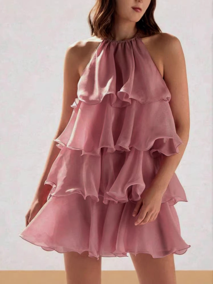 Ärmelloses Midikleid mit Neckholder – Bild 4 | LuxeStyle