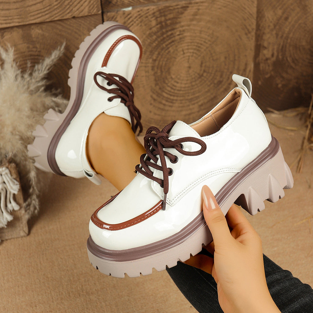 Vintage Schnürschuhe mit Absatz