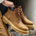 Winter High-Top Leder-Sneaker mit Plateau – Bild 6 | LuxeStyle