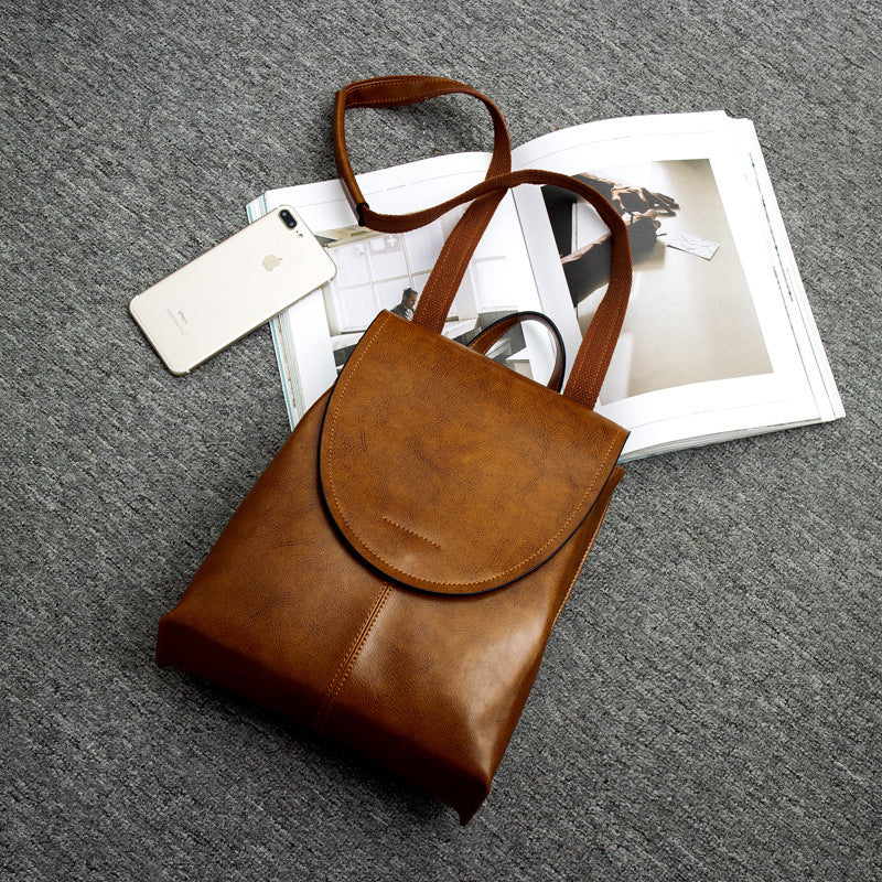 Leder Rucksack Damen – Retro-Look – Bild 5 | LuxeStyle