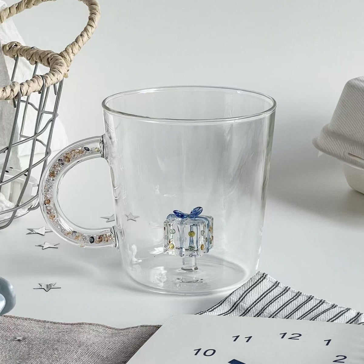 Hitzebeständiges Borosilikatglas mit Henkel – Bild 9 | LuxeStyle