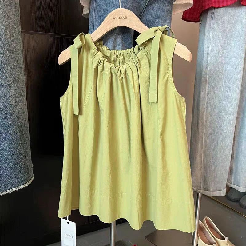 Ärmelloses Shirt mit Kordelzug