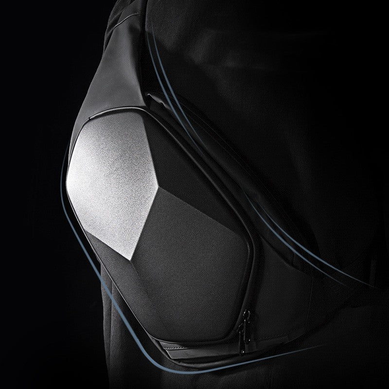 Gürteltasche Polygon-Design Schwarz – Bild 6 | LuxeStyle