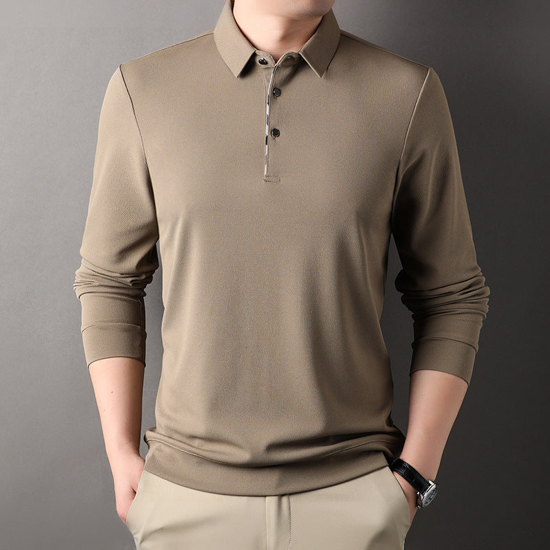 Herren-Polo mit Langarm