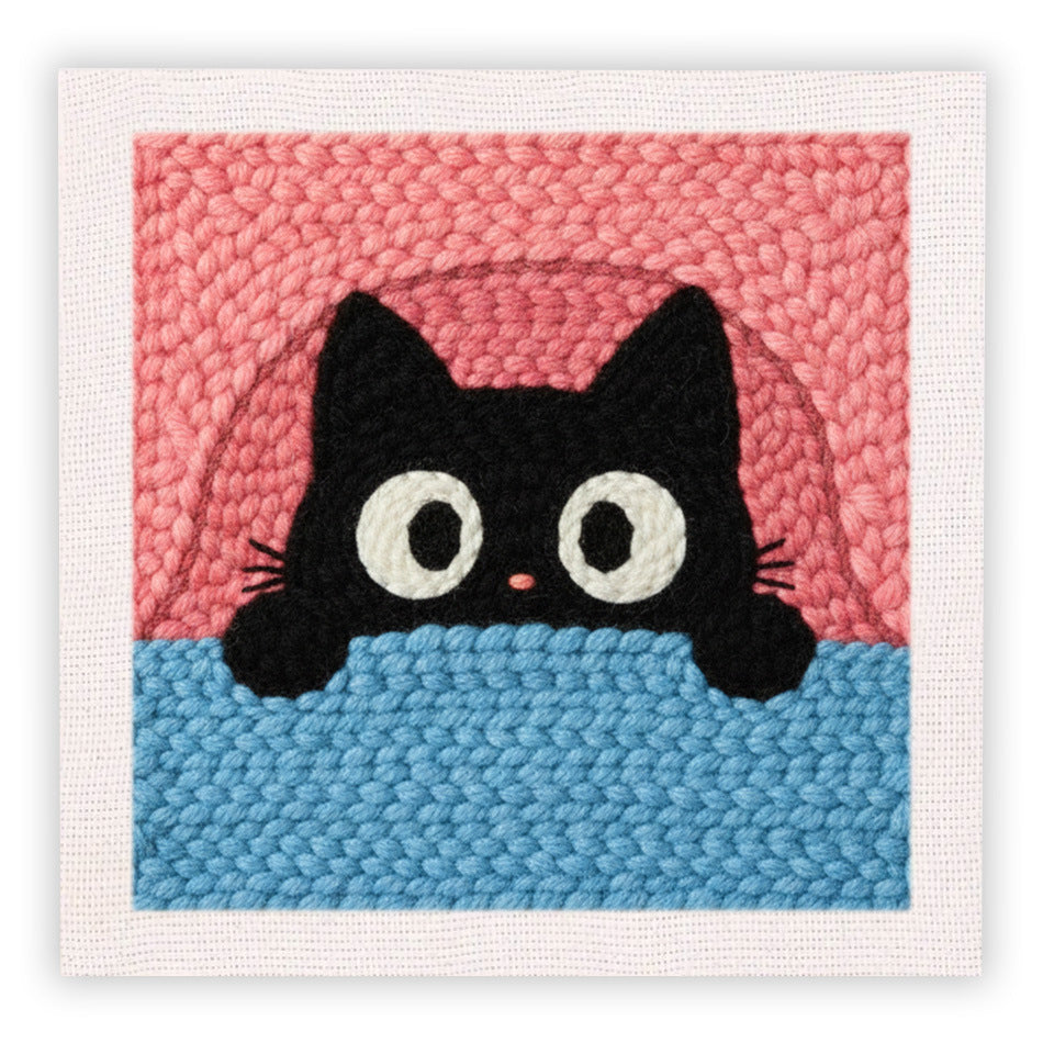 Quadratisches Stich- und Pop-Handwerksset