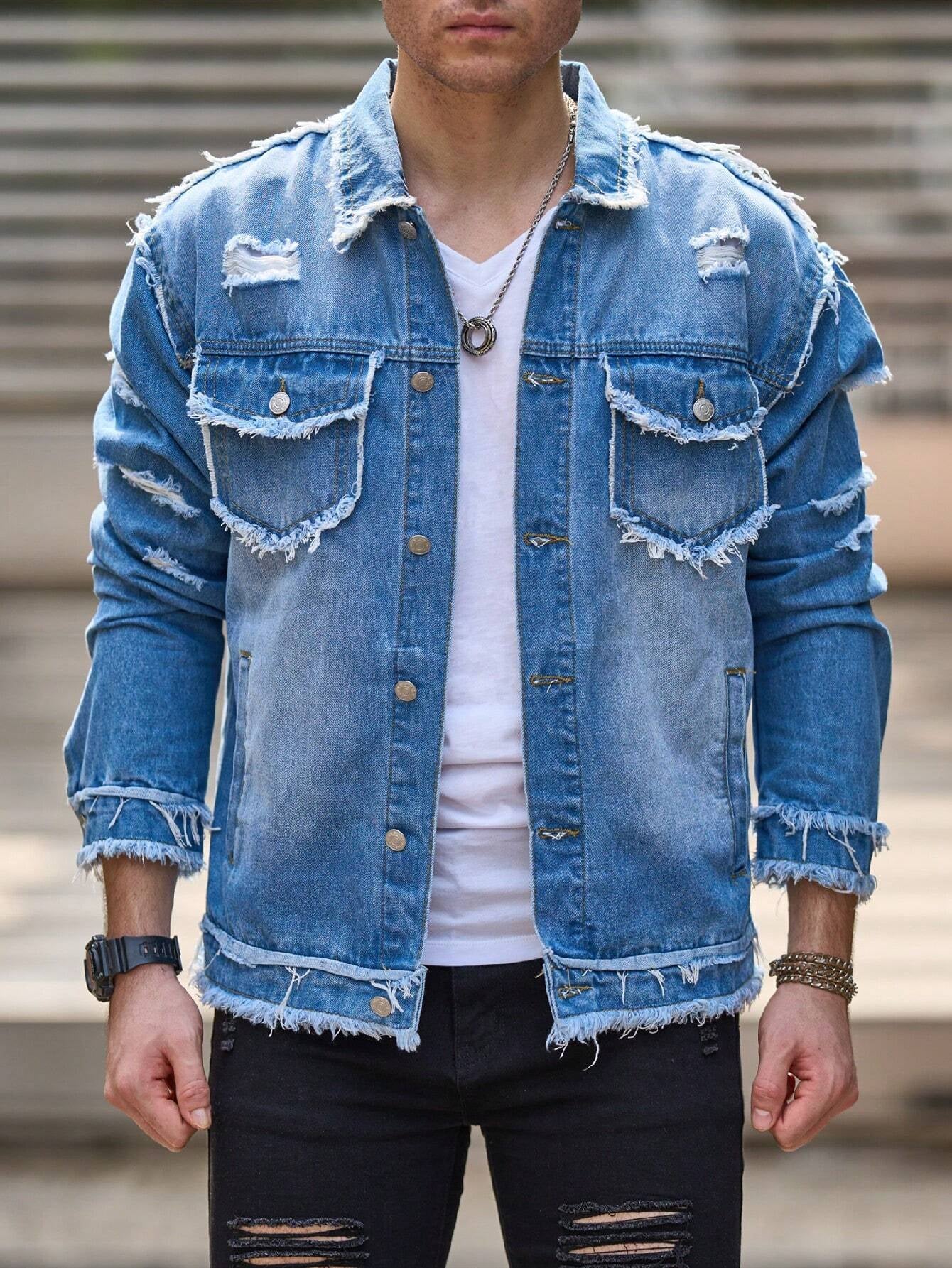 Taillierte Jeansjacke für Herren – Y100S – Ansicht 8