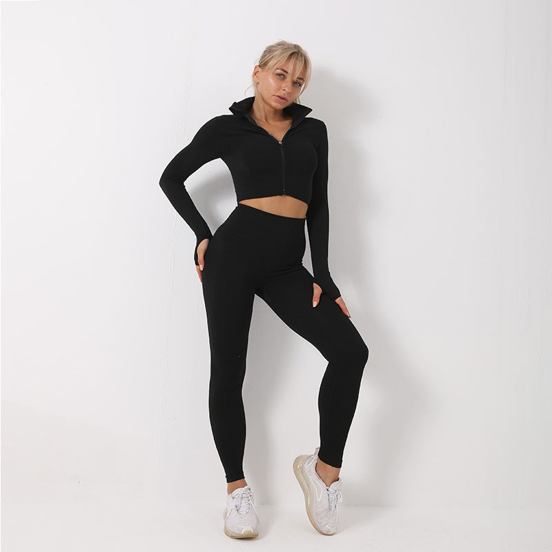 Nahtloses Yoga-Set für Damen