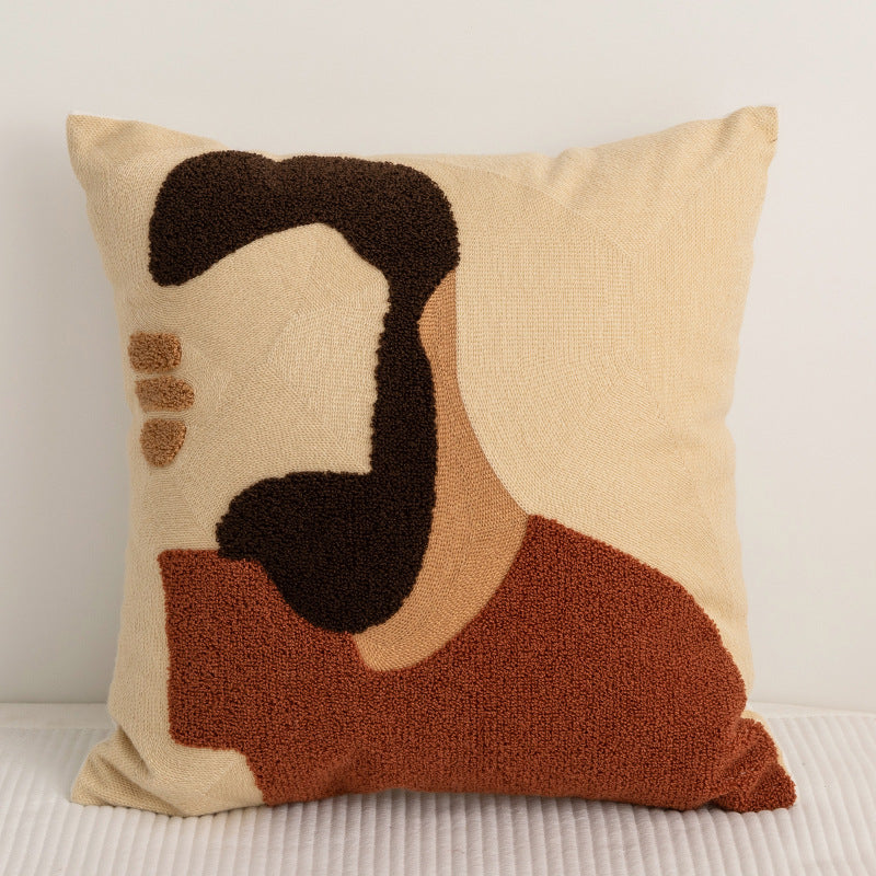 Abstrakter Baumwoll-Kissenbezug fürs Sofa