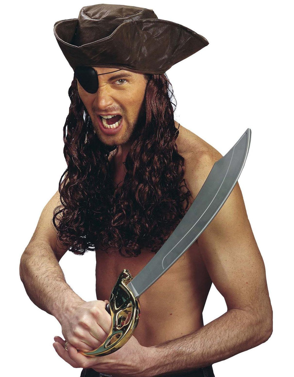 Piratensäbel mit goldenem Griff – Bild 2 | LuxeStyle