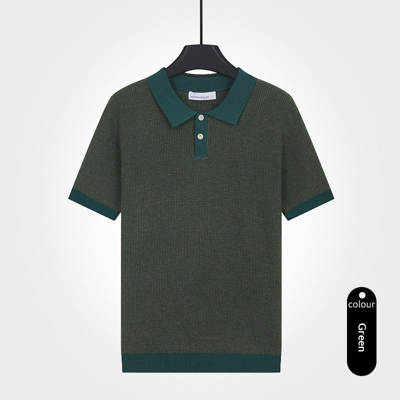 Leichter Poloshirt aus Ice Silk