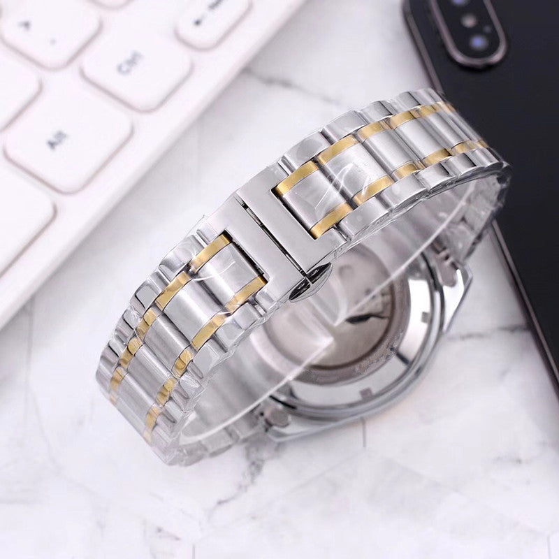Mechanische Armbanduhr mit Stahlband – Bild 2 | LuxeStyle