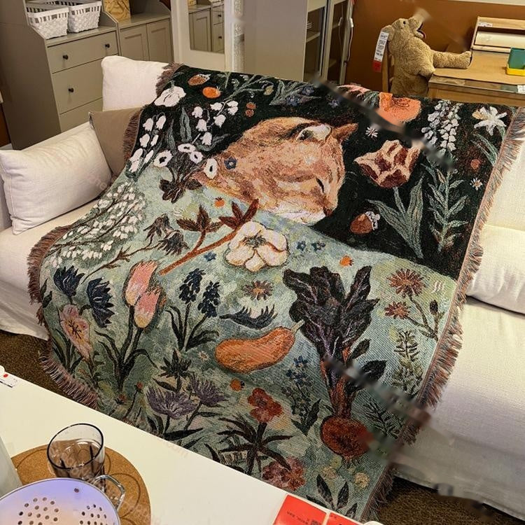 Grüner Katzen-Schlaf-Teppich – Bild 7 | LuxeStyle