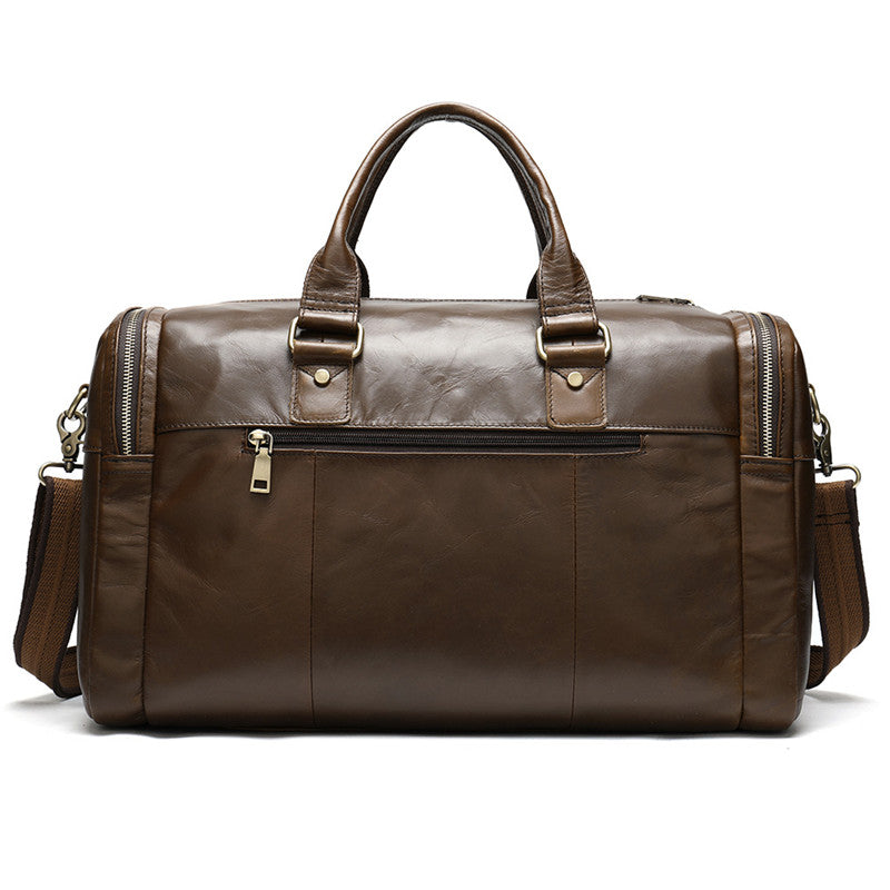 Reisebeutel aus Rindsleder 44x20x28 cm | LuxeStyle