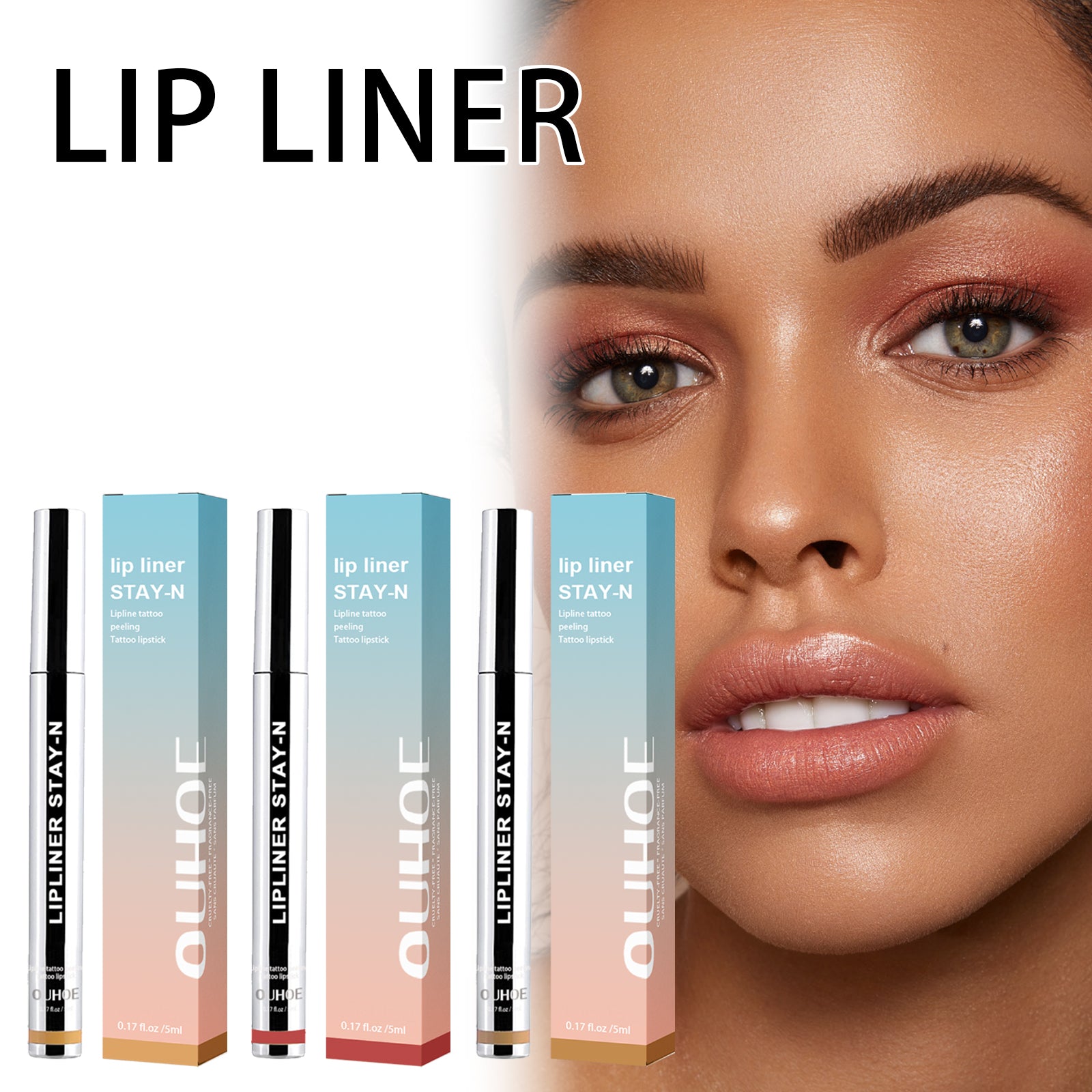 Peel-off Lip Liner Dunkelbraun – Ansicht 4
