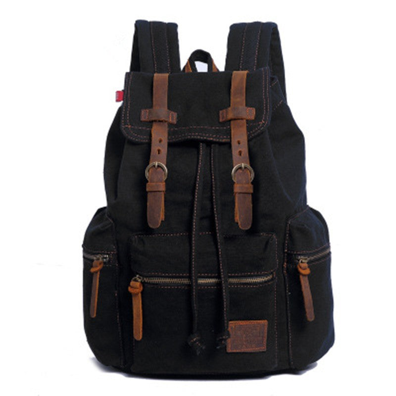 Vintage Reiserucksack aus Baumwollcanvas – Bild 3 | LuxeStyle
