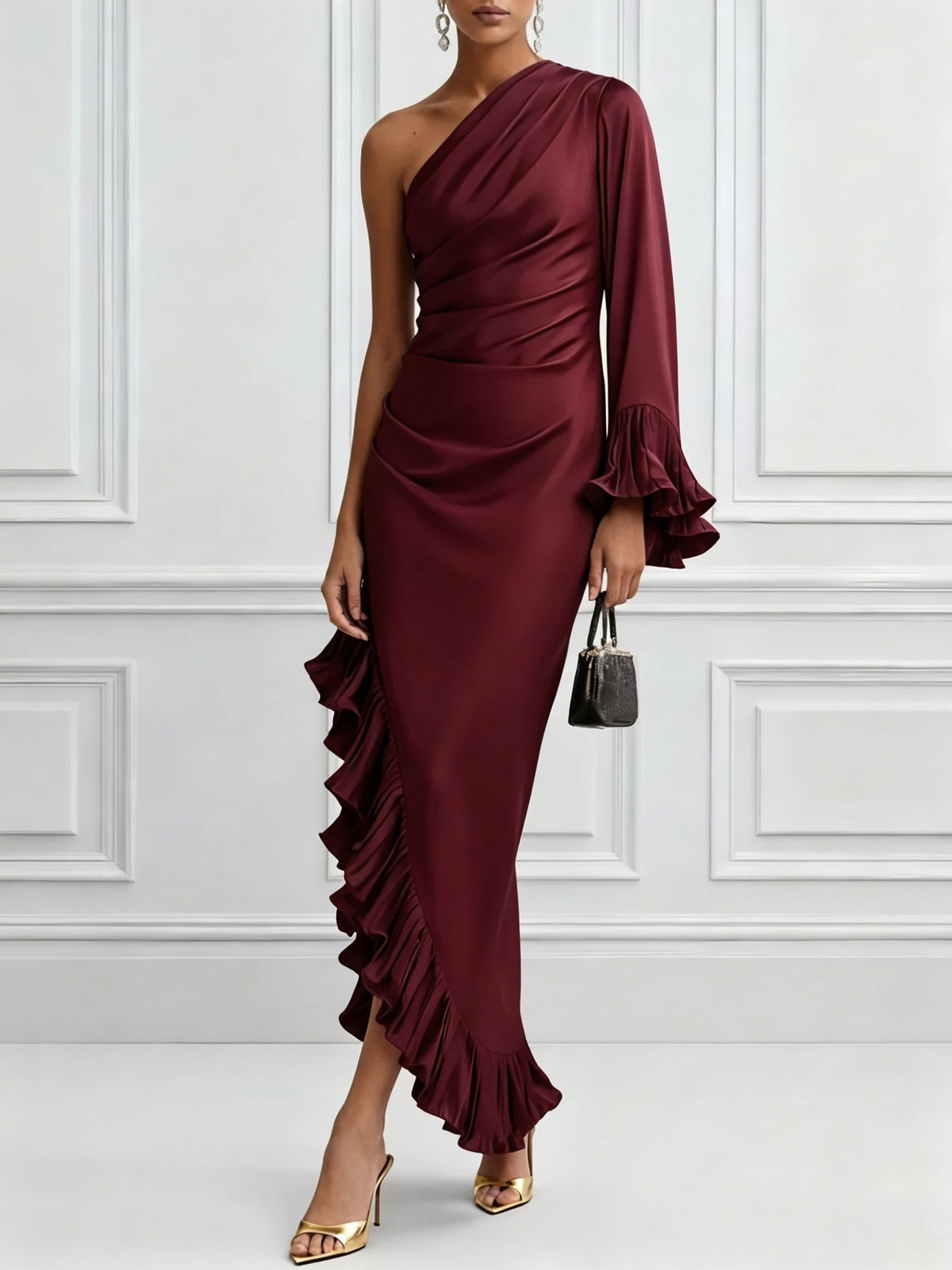 Satin-Abendkleid · Damen – Bild 6 | LuxeStyle