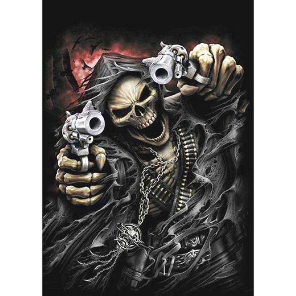 Diamond Painting «Schädelmädchen» Halloween