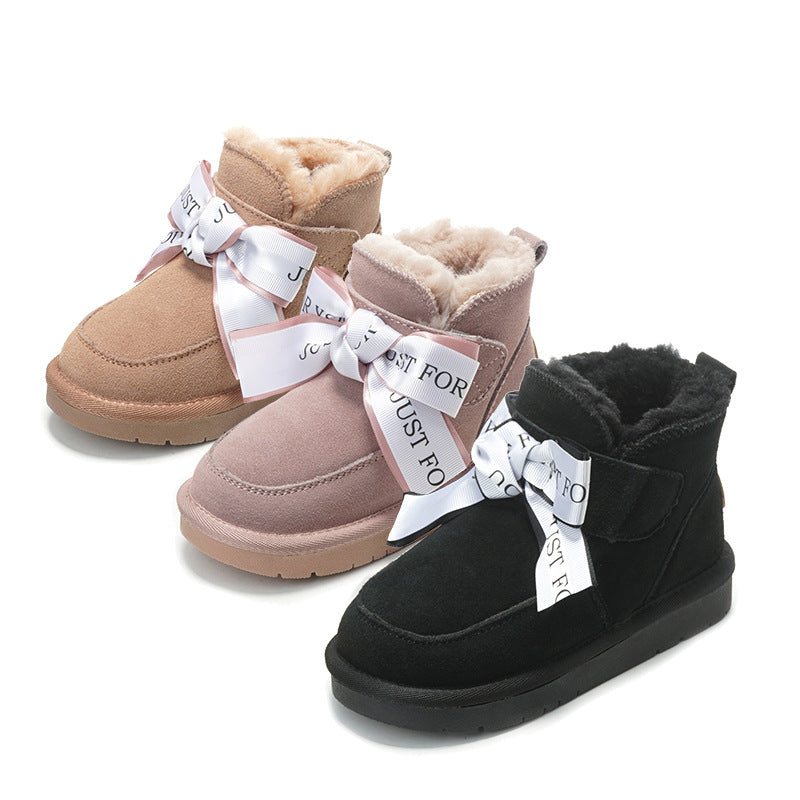 Warme Leder-Winterstiefel für Kinder – Bild 3 | LuxeStyle