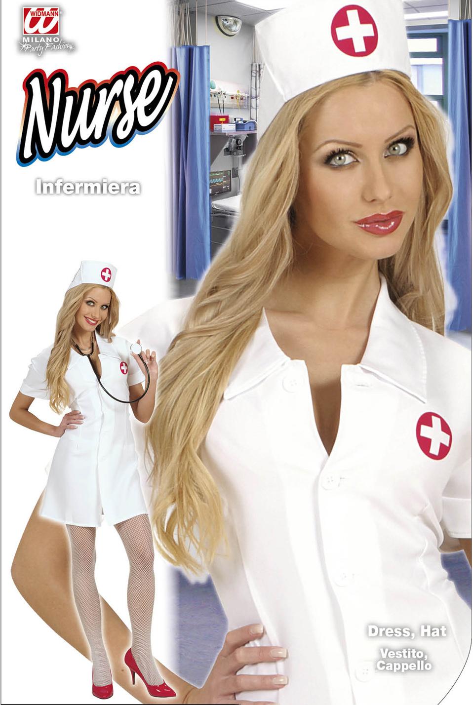 Klassisches Krankenschwesternkostüm · Gr. XL