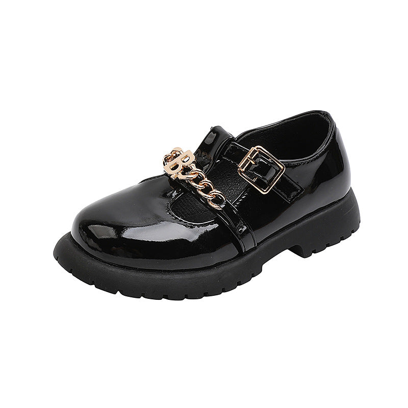 Retro-Ketten-Lederschuhe für Kinder – Bild 3 | LuxeStyle