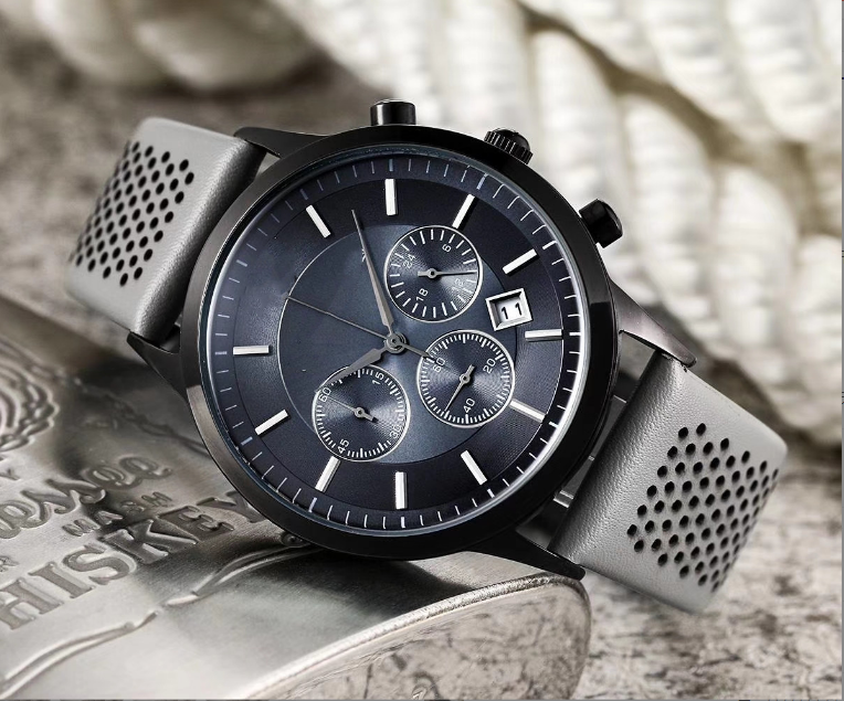 Herren Quarzuhr mit Kautschukarmband – Bild 4 | LuxeStyle