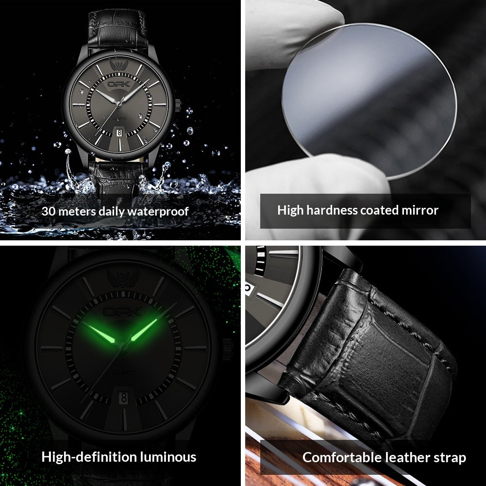 Quarz-Herrenuhr mit Datumsanzeige – Ansicht 5