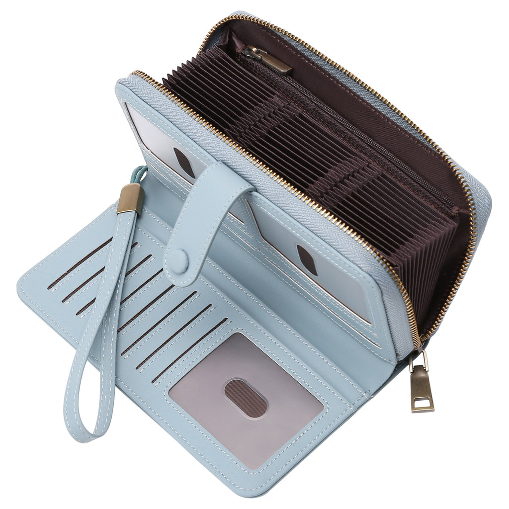 Erweiterbarer Kartenhalter Damen Langwallet – Bild 7 | LuxeStyle