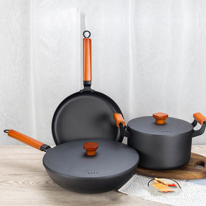 Gusseisen Topf mit flachem Boden, 22cm – Bild 3 | LuxeStyle