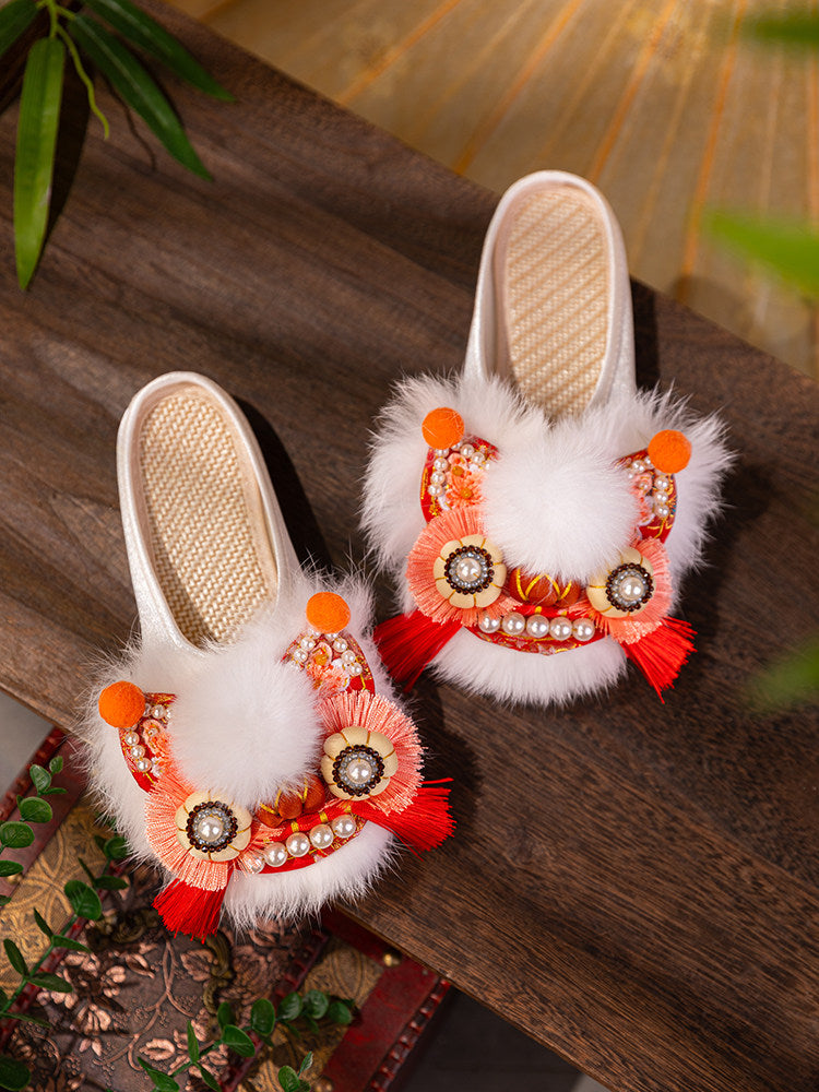 Zhensheng Happy Dongguofeng Tiger Head Sandalen