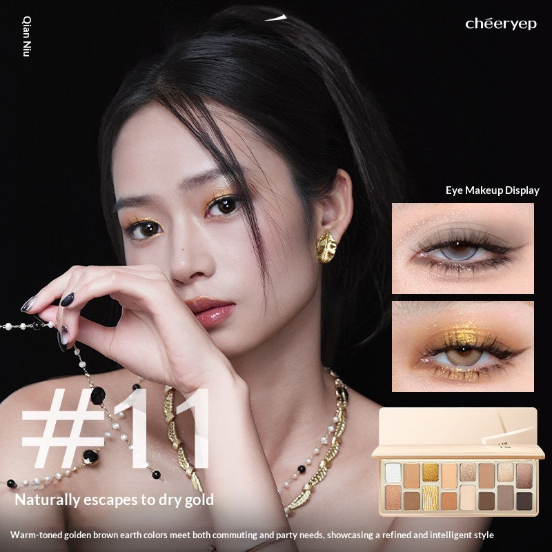 16-Farben Lidschatten-Palette Matt & Schimmer – Ansicht 6