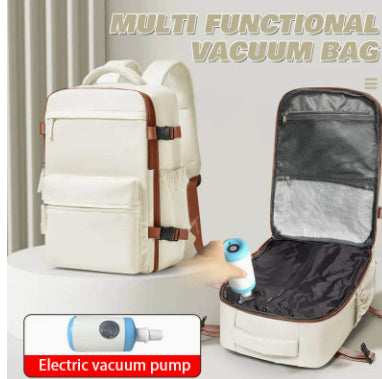 Robuster Rucksack mit Vakuumpumpe und Reissverschluss – Bild 3 | LuxeStyle