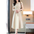 Elegantes A-Linien Kleid mit Raffungen – Bild 6 | LuxeStyle