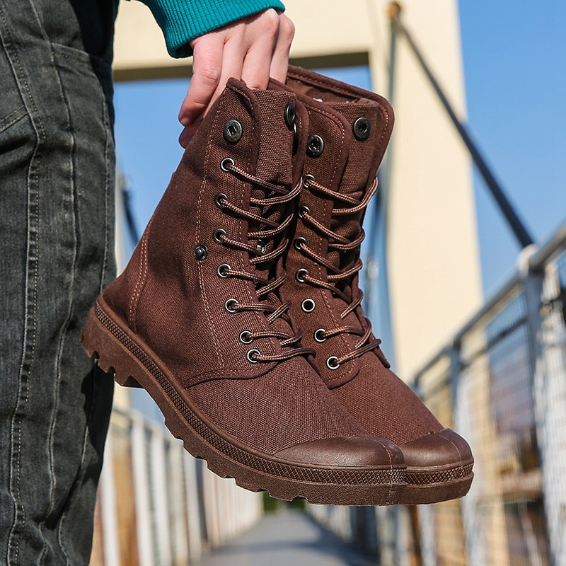 Platform High-top Canvas Sportschuhe