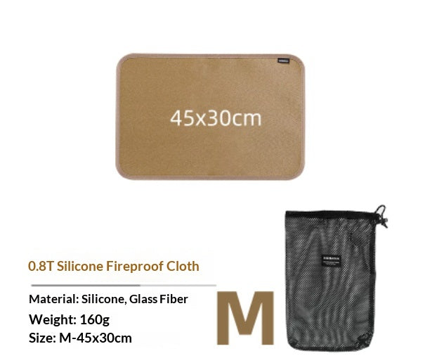 Feuerfeste Silikonstofffläche 45x30 cm – Bild 5 | LuxeStyle