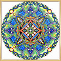 Mandala Diamond Painting, grün-blau – Bild 3 | LuxeStyle