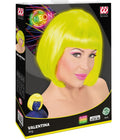 Perücke Valentina neon gelb