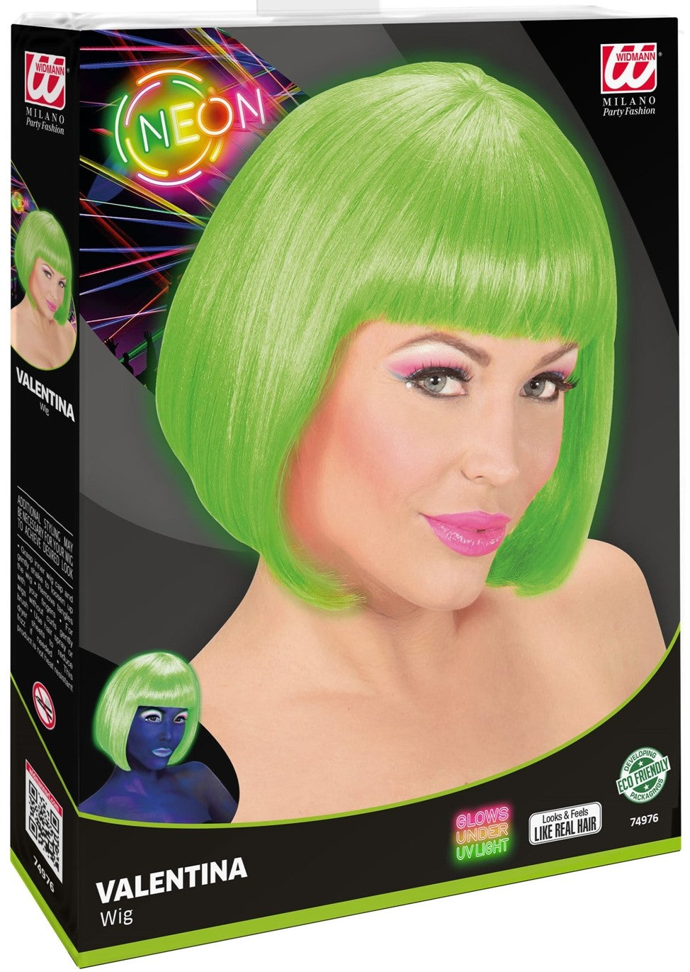 Perücke Valentina neon grün – Bild 2 | LuxeStyle