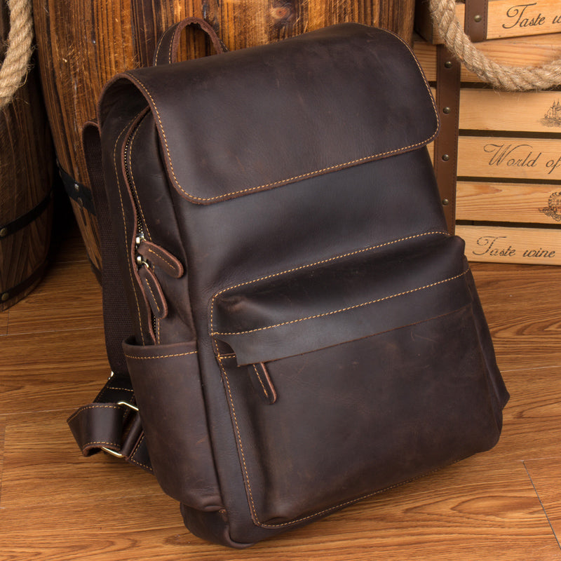 Rucksack aus Rindsleder – Business – Bild 4 | LuxeStyle