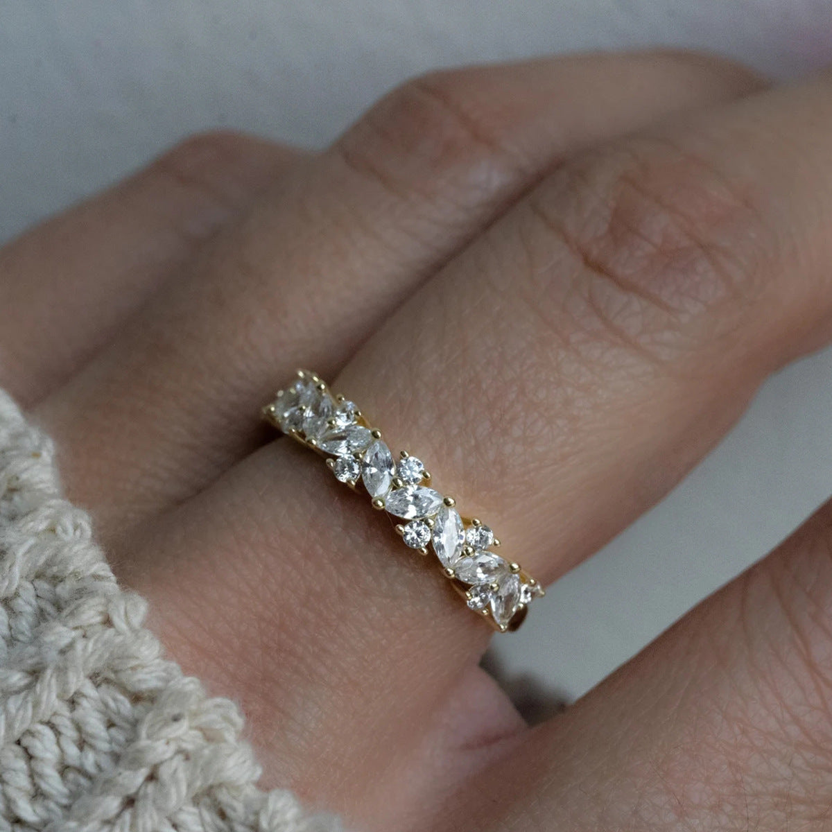 Sterling Silber Minimalistischer Ring – Bild 6 | LuxeStyle