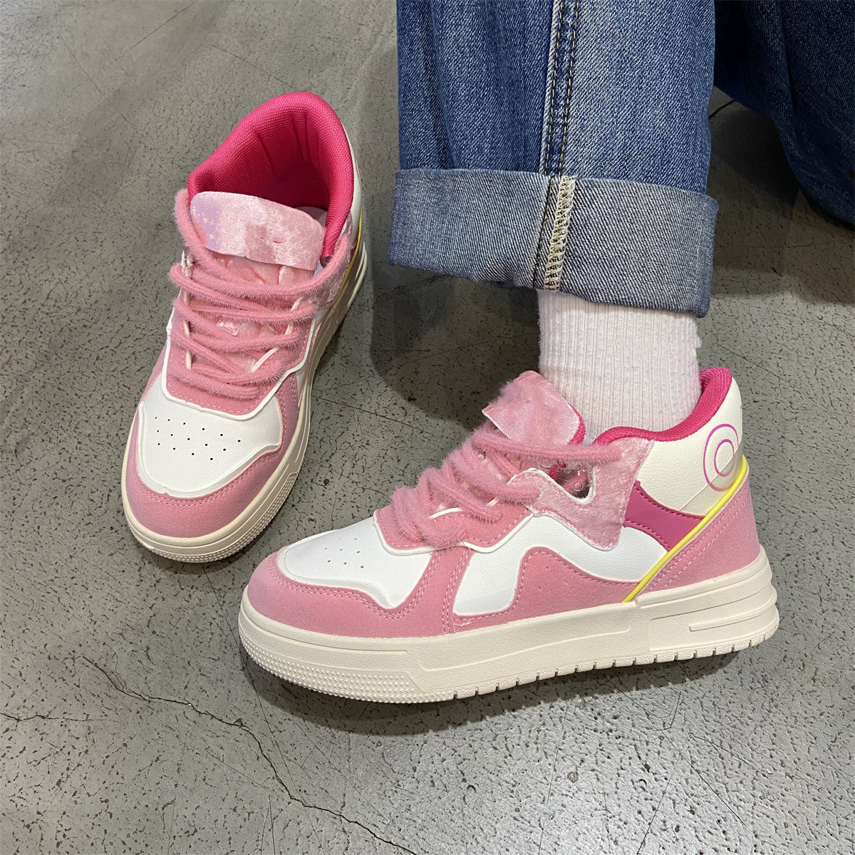 Fashion Sneaker mit dicken Sohlen