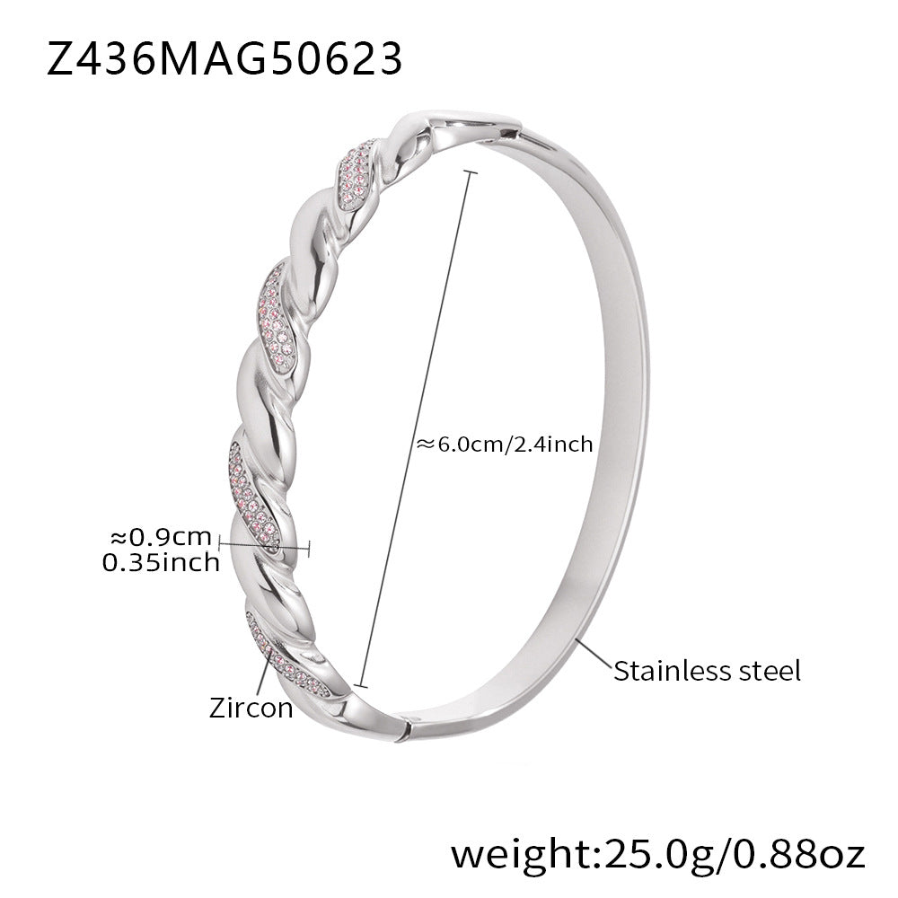 Zirkonarmband aus Edelstahl – Bild 16 | LuxeStyle