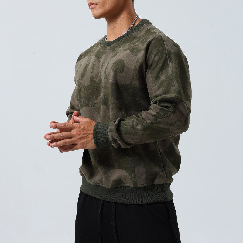 Männlicher Pullover mit Rundhalsausschnitt | LuxeStyle