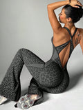 Nahtloser Leopard Jumpsuit für Yoga & Fitness – Bild 1 | LuxeStyle